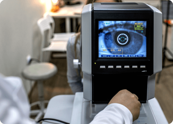 Eye check-up equipment