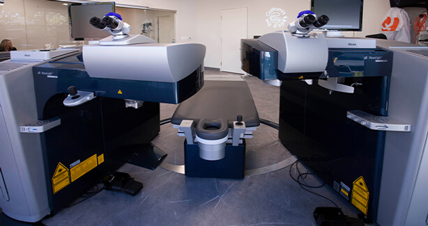 Eye Treatment machine at California LASIK & Eye