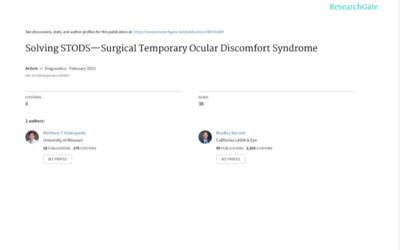 Solving STODS—Surgical Temporary Ocular Discomfort Syndrome