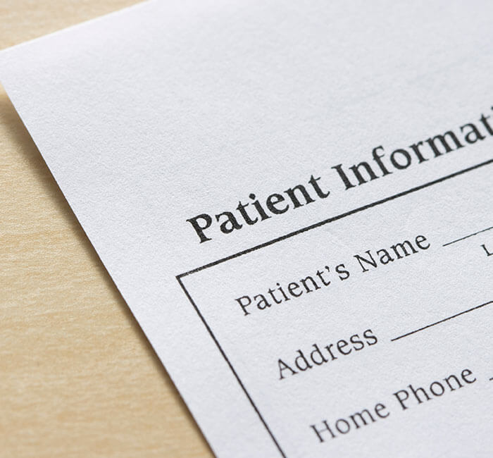 Patient information sheet at California LASIK & Eye
