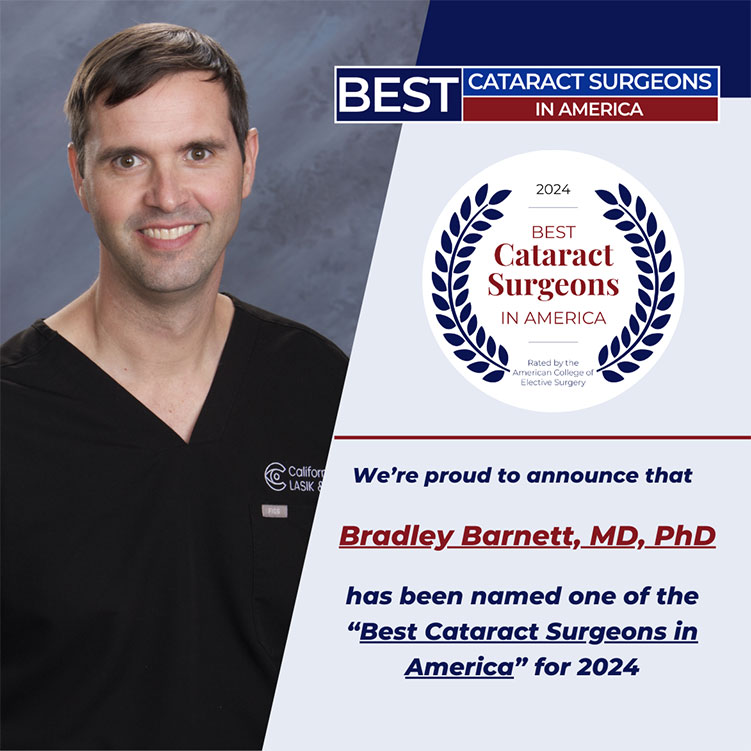 Dr. Bradley Barnett, Best Cataract Surgeons 2024 Awardee