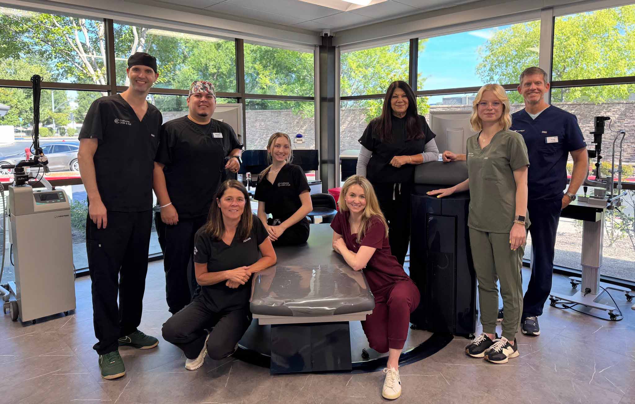 california lasik & eye staff group photo